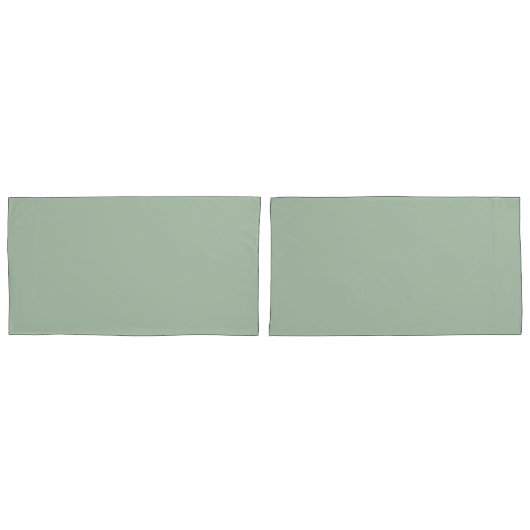 Sage Green Bedding Pillowcases – Soft Green Matchi Kissenbezug (Vorderseite-Set)
