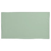 Sage Green Bedding Pillowcases – Soft Green Matchi Kissenbezug (Vorderseite-Links)