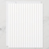 Sage Green & Beige Stripe Hydration Station Sign (Rückseite)