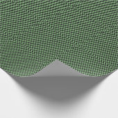 Sage Green Black Checkerboard Camouflage-Muster Geschenkpapier (Ecke)