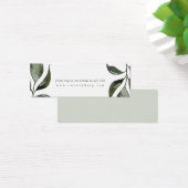 Sage Green Blätter Wedding Website UAWG (Schreibtisch)