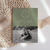 Sage Green Blume Boho Bride Save the Date