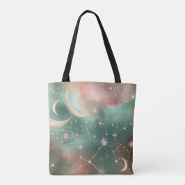 Sage Green Blush Moon Earthy Aesthetic Tasche