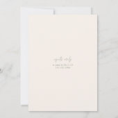 Sage Green Bohemisch Bridal Dusche Einladung (Rückseite)