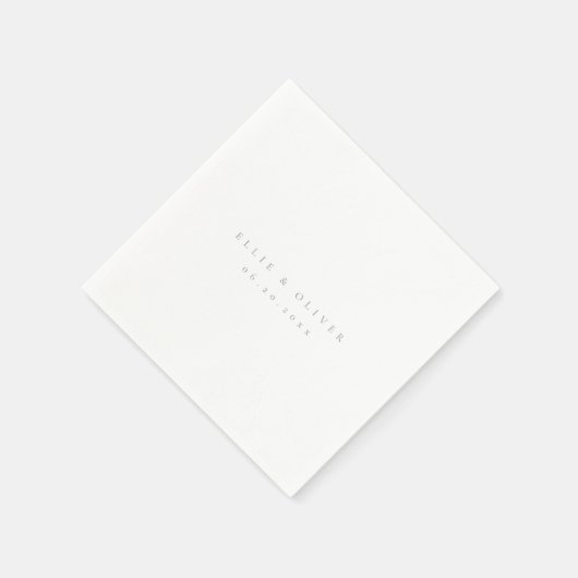 Sage Green Boho Hochzeit Moderner Cocktail Serviette (Ecke)