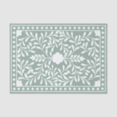 Sage Green Bone Inlay Decoupage Paper Seidenpapier (Vorderseite)