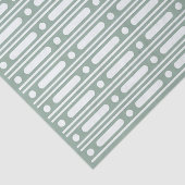 Sage Green Bone Inlay Dots Border Decoupage Paper Seidenpapier (Ausschnitt)