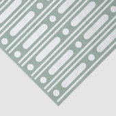 Sage Green Bone Inlay Dots Border Decoupage Paper Seidenpapier (Detail)