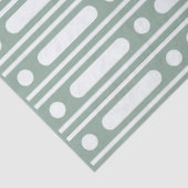 Sage Green Bone Inlay Dots Border Decoupage Paper Seidenpapier (Ausschnitt)