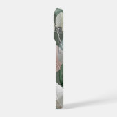 Sage Green Botanical Leaf  – Boho Neutral iPhone Hülle (Linke Seite)