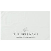 Sage Green Botanical Logo Display Minimalist Tischdecke (Vorderseite (Horizontal))