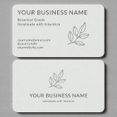 Sage Green Botanical Visitenkarte