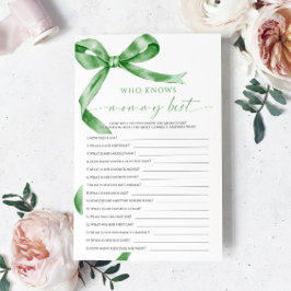 Sage Green Bow, der Mommy Best Game kennt