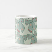 Sage Green Bows Kaffeetasse (Mittel)