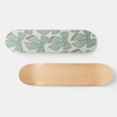 Sage Green Bows Skateboard (Horizontal)