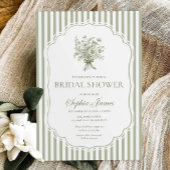 Sage Green Bridal Dusche Einladung Vorlage Boho