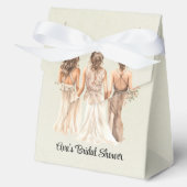 Sage Green Bridesmaids Brautparty Geschenkschachtel (Vorderseite)