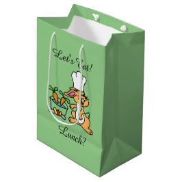 Sage Green Bunnie Cook Lunch Bag Mittlere Geschenktüte