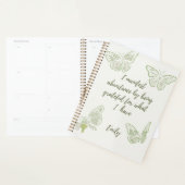 Sage Green Butterfly Positive Affirmation Planer (Anzeige)