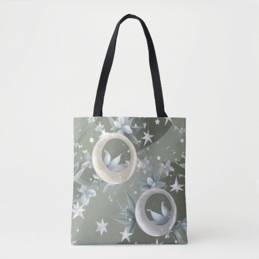 Sage Green Celestial Mond (2) Tasche (Vorderseite)