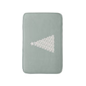 Sage Green Christmas Tree Badematte (Vorderseite Vertikal)