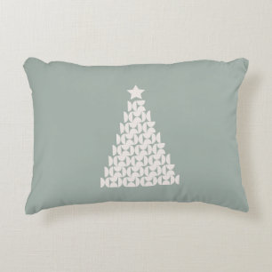 Sage Green Christmas Tree Dekokissen
