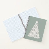 Sage Green Christmas Tree Notizblock (Innenseite)