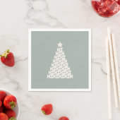 Sage Green Christmas Tree Serviette (Beispiel)