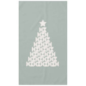 Sage Green Christmas Tree Tischdecke (Vorderseite)