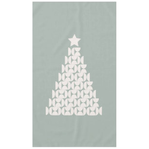 Sage Green Christmas Tree Tischdecke
