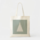 Sage Green Christmas Tree Tragetasche (Vorne)