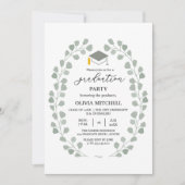 Sage Green Class of 2024 Arch Foto Abschluss Einladung (Vorderseite)