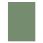 Sage Green Classic Floral Wedding Tischnummer (Rückseite)