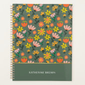 Sage Green cool Funky Girly Trendy Planer (Vorderseite)