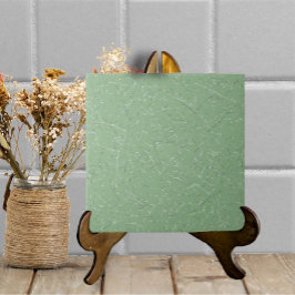 Sage Green Crackled Glaze Simple Modern Texture Fliese
