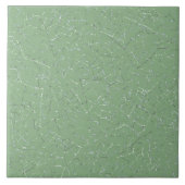 Sage Green Crackled Glaze Simple Modern Texture Fliese (Vorderseite)