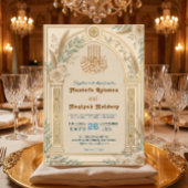 Sage Green Cream Dusty Blue Floral Luxe Einladung