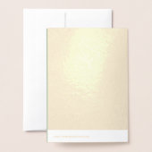 Sage Green Custom Brand Folienkarte (Rückseite mit Umschlag)