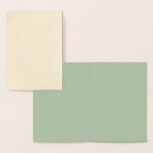 Sage Green Custom Brand Folienkarte (Anzeige)