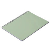 Sage Green Custom Brand Notizblock (Linke Seite)