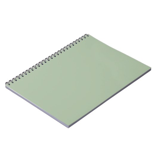 Sage Green Custom Brand Notizblock (Linke Seite)