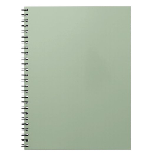 Sage Green Custom Brand Notizblock (Vorderseite)