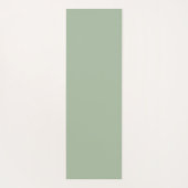 Sage Green Custom Brand Yogamatte (Rückseite)
