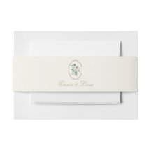Sage Green Custom Wedding Belly Band