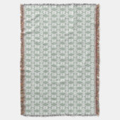 Sage Green Damask Decke (Vorderseite Vertikal)