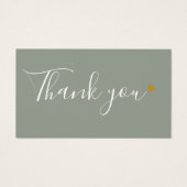Sage Green dankt Ihnen für die Rabattkarte (Vorderseite)