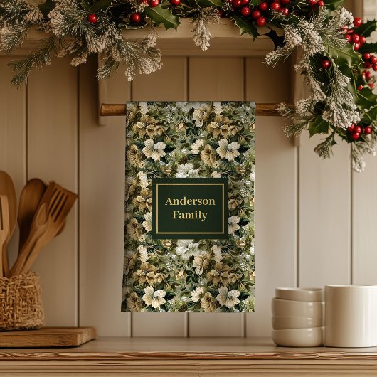 Sage Green Dish Towel Personalized Chic Accent Geschirrtuch