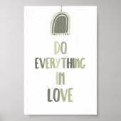Sage Green Do alles in Liebe Poster (Vorne)