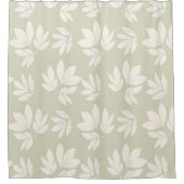Sage Green Duschvorhang (Vorderseite)