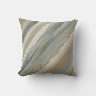 Sage Green Dusty Blue Beige Creme Abstrakt 16" Kissen